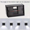 6W Square Wall Lamp Led Wall Light Outdoor Wall Pack Led Lighting Outdoor LED Wall Lamp Six Beam Light Wall Lamp