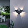 LED Wall Sconce V shape Outdoor Creative Light Waterproof Patio Modern LED Lamp Fixture For Home Professional cozy fixtures HOT