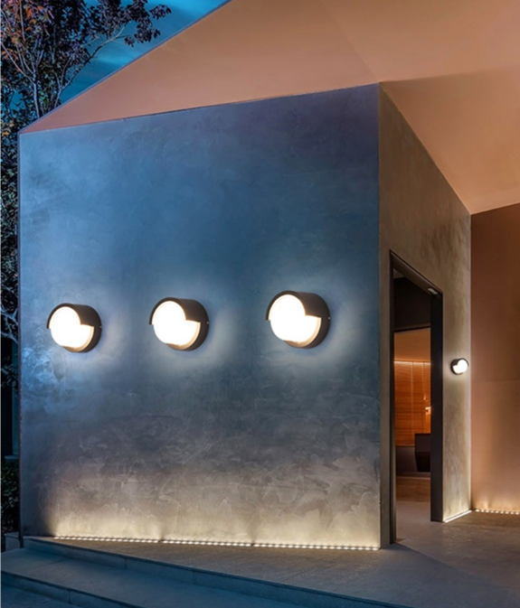 Decorative led lamp Acrylic round waterproof wall lamp and outdoor nightlight lights and lighting home modern wall lights