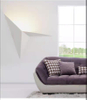 Creative Wrought Iron Special-Shaped Triangle Wall Lamp Nordic Minimalist Bedroom Bedside Study Hotel Room Mirror Headlight