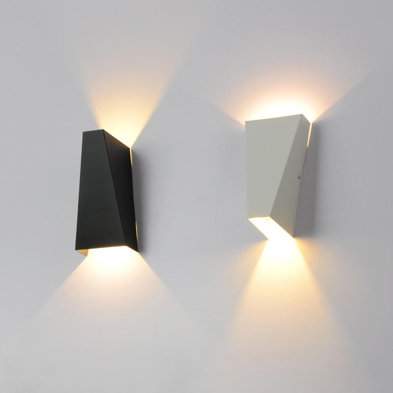Modern Square 6W 12W LED Indoor Wall Lamp Aluminum Sconce Home Lighting Bedroom Living Room Aisle Decorate Wall Light AC85-265V