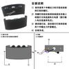 Led Wall Light Indoor Aluminum Decoration Interior Lighting Up And Down Waterproof Wall Light Outdoor Garden Wall Lamp