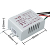 Wireless Remote Control Switch Smart Home Crystal Lamp Segment Controller 3-way Digital LED Light Digital Switch Wholesale