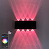 Smart home WiFi APP Controlled 85-265V RGBW IP65 aluminum waterproof led garden lamp smart led outdoor up and down wall light