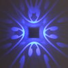 2023 High Quality RGB Led Lamp Four-sided Butterfly Wall Lamp And Indoor Nightlight with Factory Price