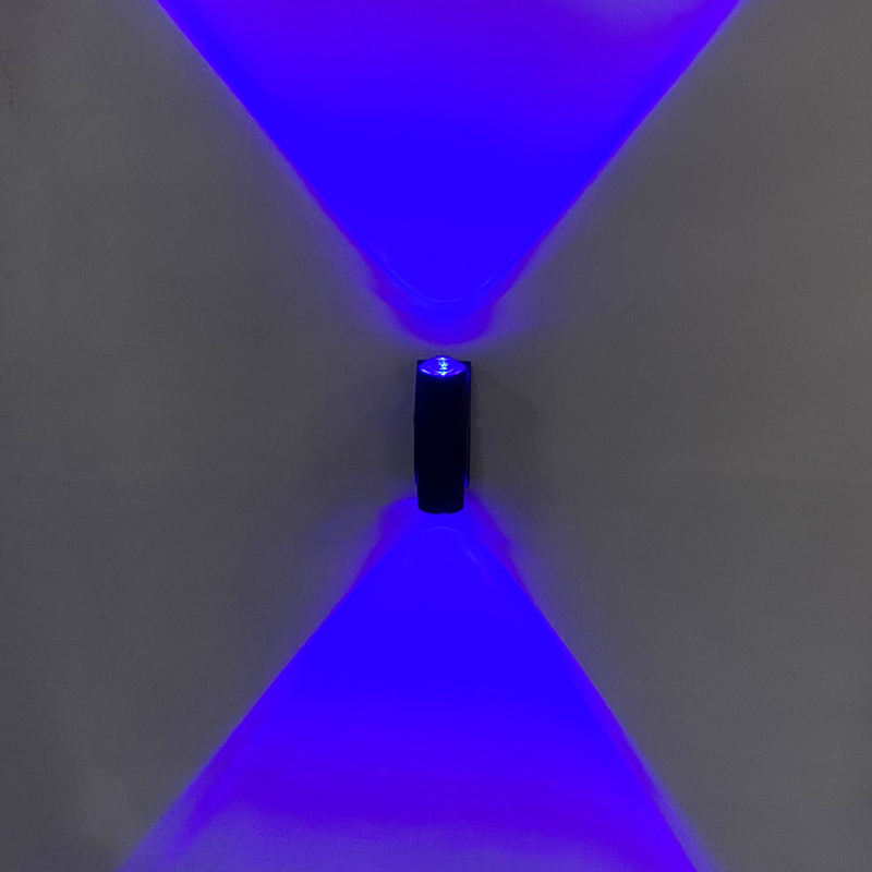 Courtyard Outdoor Short Straight Wall Lamp Outdoor Aluminum Terrace Aisle Stairwell Aisle Lamp