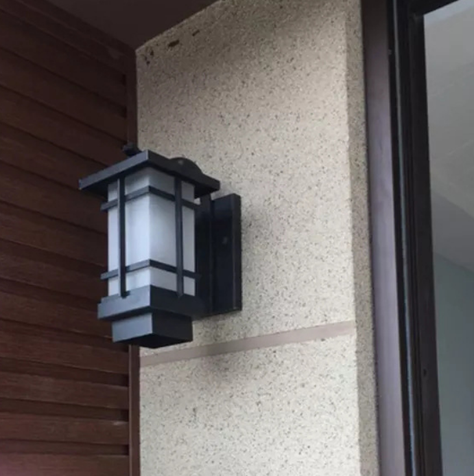 New Chinese outdoor wall lamp simple modern creative courtyard lamp corridor waterproof exterior wall balcony wall lamp manufact