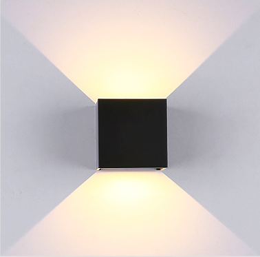 New Dimmable led wandlamp Outdoor Waterproof ip65 cube wall light 12w Modern Led Wall Lamps for garden