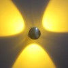 Modern 360 degree wall light LED wall lamp Up and Down Outdoor and Indoor lighting