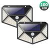 100 LED Solar Wall Lights Outdoor Solar Lamp PIR Motion Sensor Solar Powered Sunlight Street Light for Garden Light
