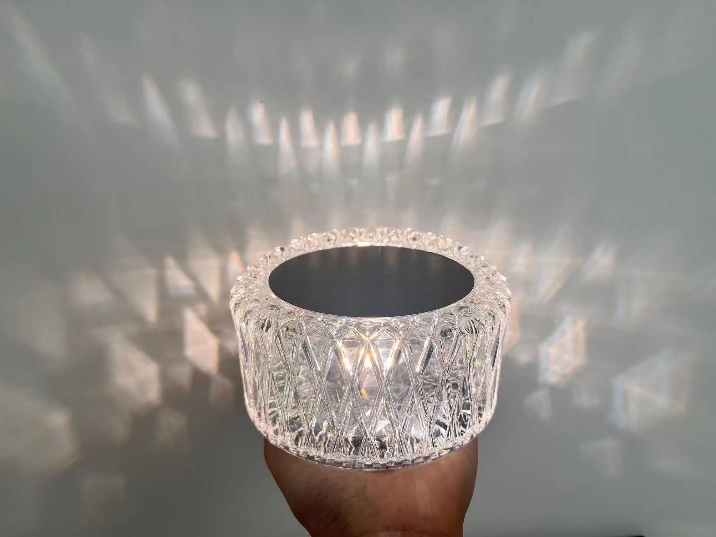 Decorative Led Night Lights vintage acrylic table lamp led table lamp Bar Crystal Table lamp Restaurant Table lamp restaurant atmosphere sense table lamp