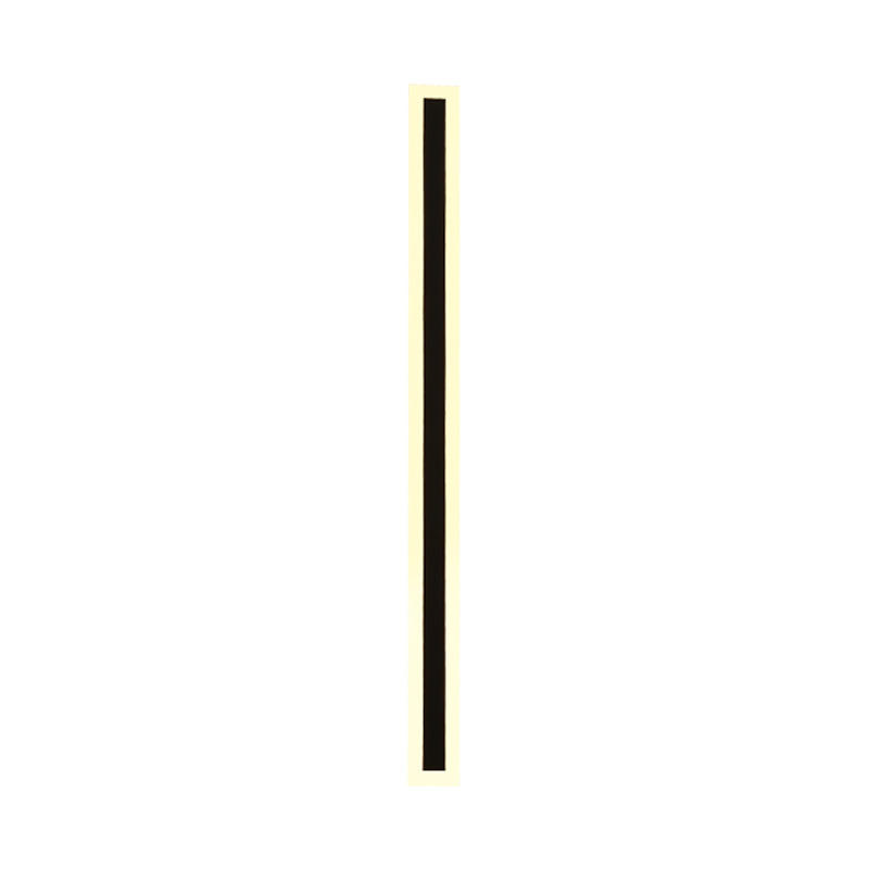 Modern Simple Long Strip Indoor Aluminum Wall Lamp Waterproof Outdoor Wall Lamp Housing 360 degree garden wall light