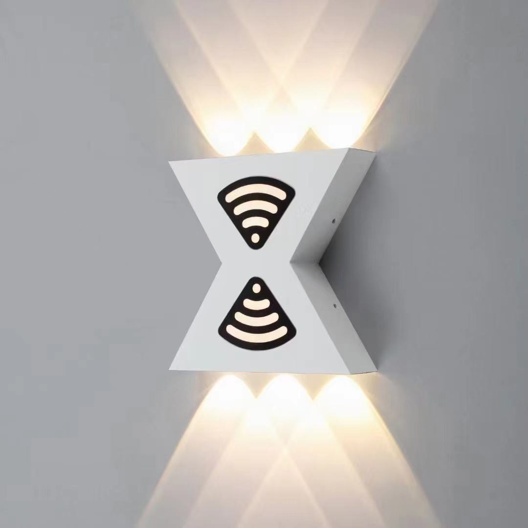 X shape wall lamp