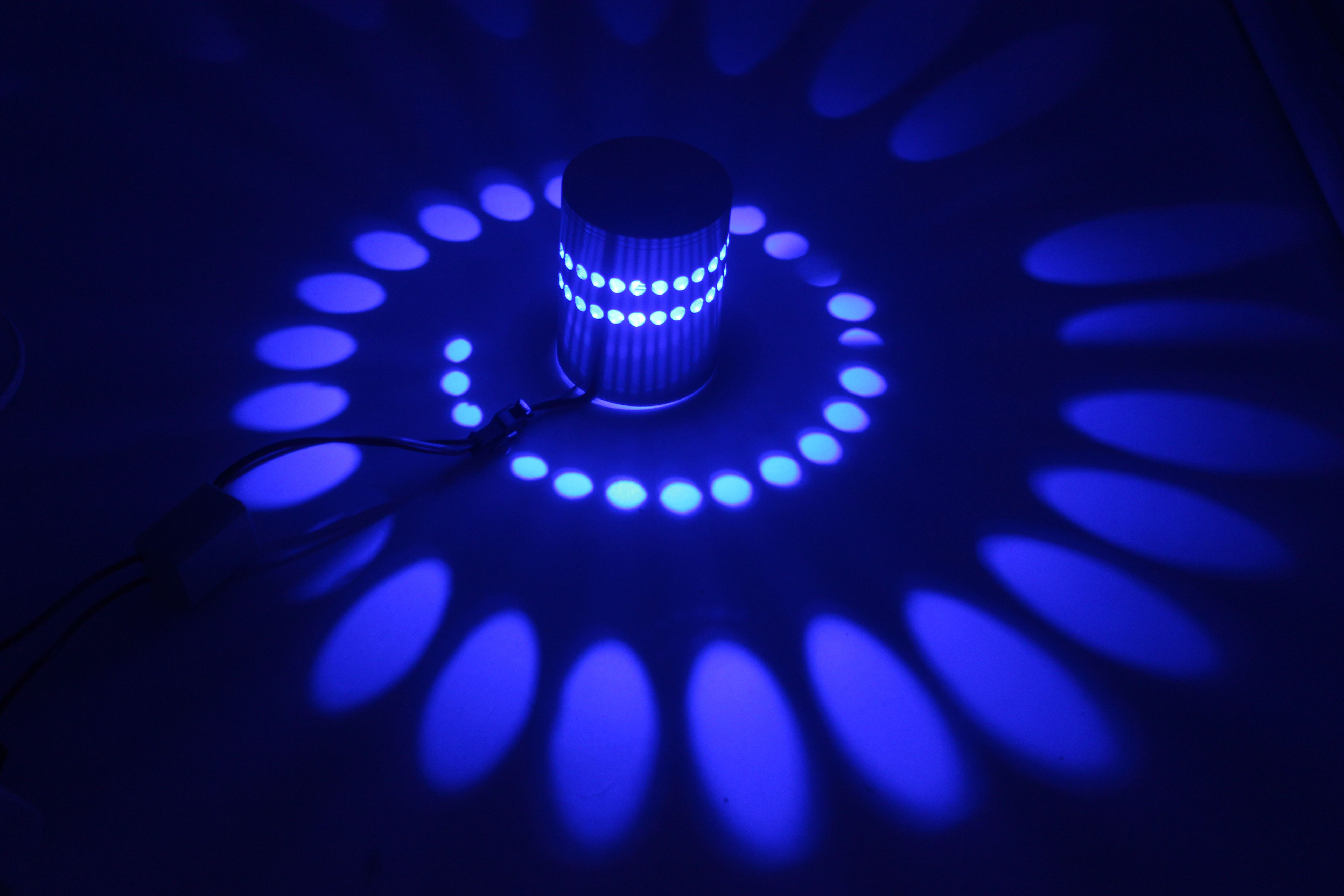 Spiral Hole RGB LED Wall Light for Indoor Home Decorate Fancy Night Lights Ceiling Light Loft Vogue Furniture