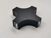 New LED Outdoor Wall Lamp 12W Cross Star 4 Side Lighting Waterproof IP65 For Garden Decoration