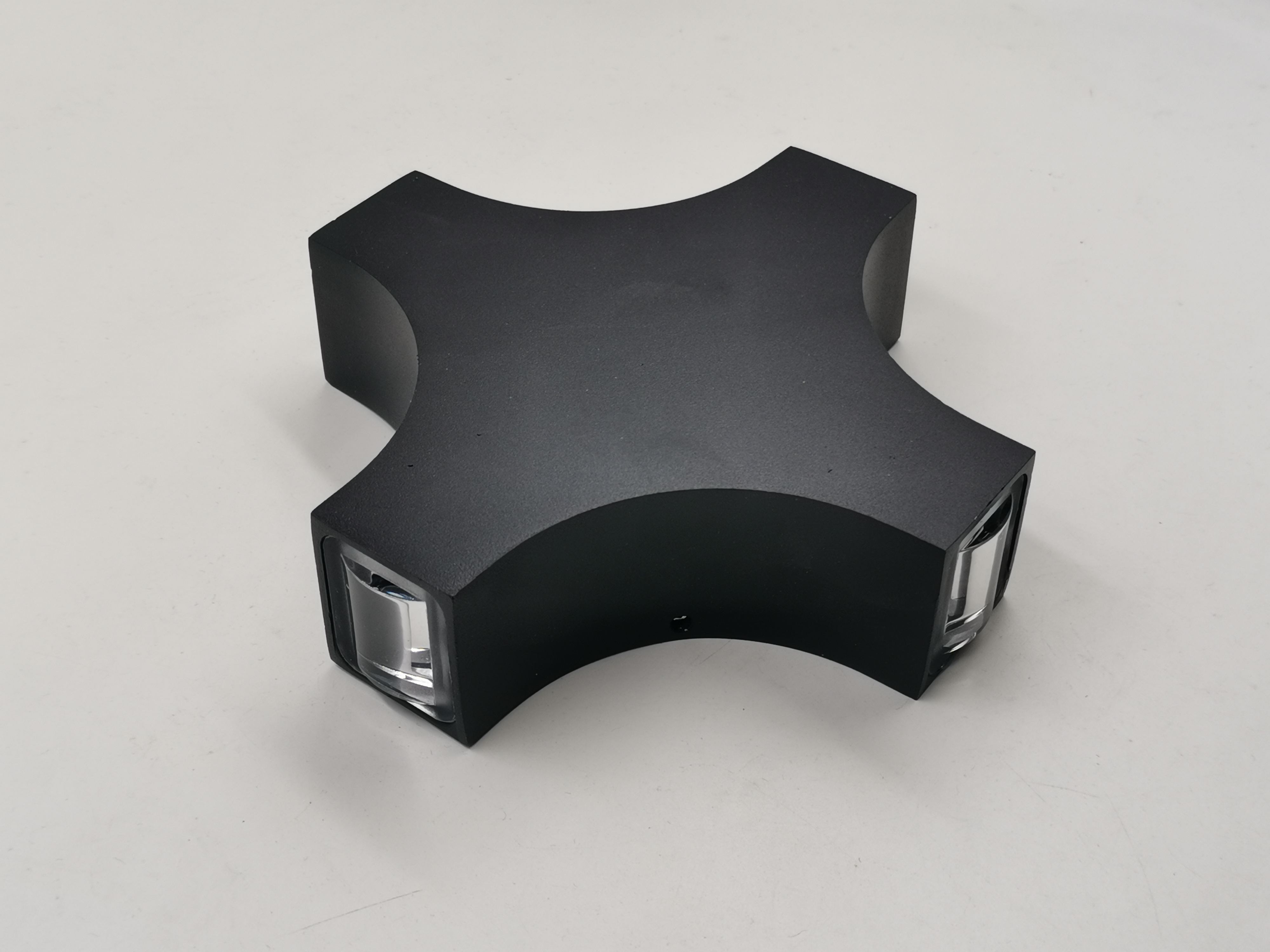 New LED Outdoor Wall Lamp 12W Cross Star 4 Side Lighting Waterproof IP65 For Garden Decoration