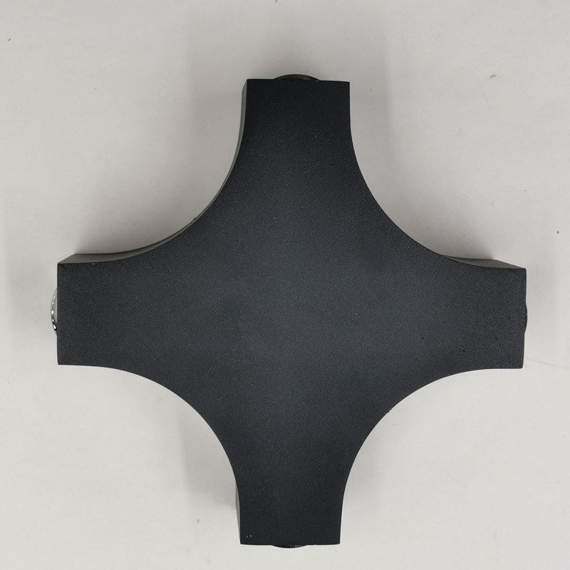 New LED Outdoor Wall Lamp 12W Cross Star 4 Side Lighting Waterproof IP65 For Garden Decoration