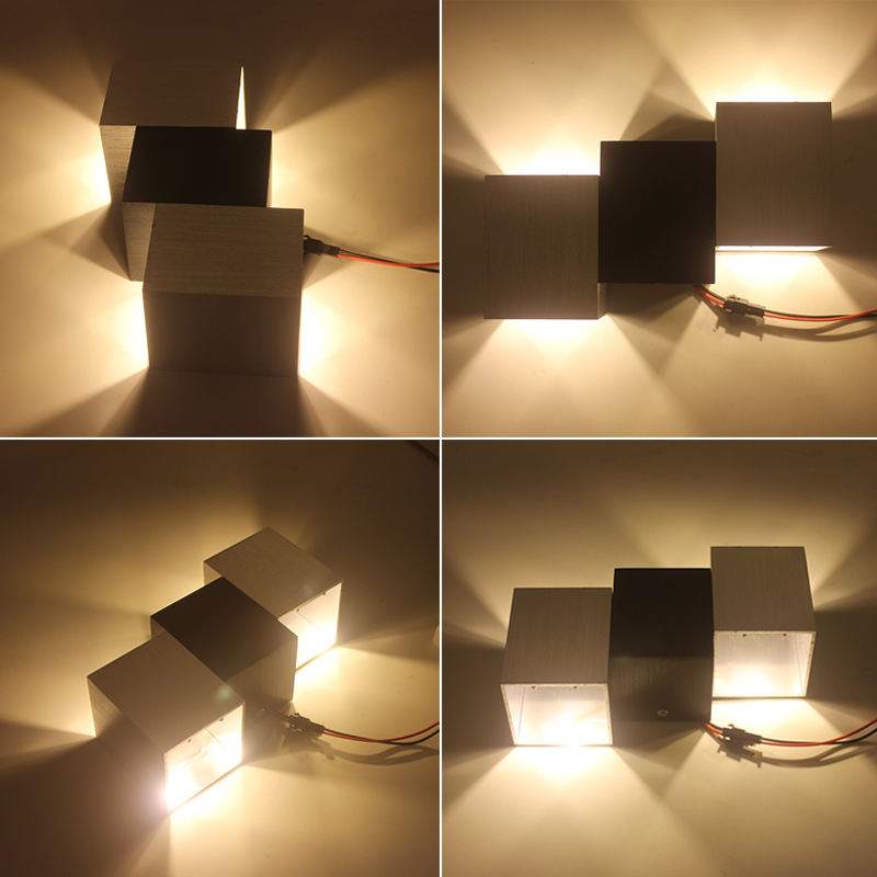 Modern LED Light Stepped Wall Lamp And Indoor Decorative Light