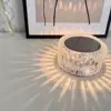 Touch dimmable desk lamp led table lamp touch control table lamp crystal charging LED strip rose lamp projector romantic 16 color night lamp