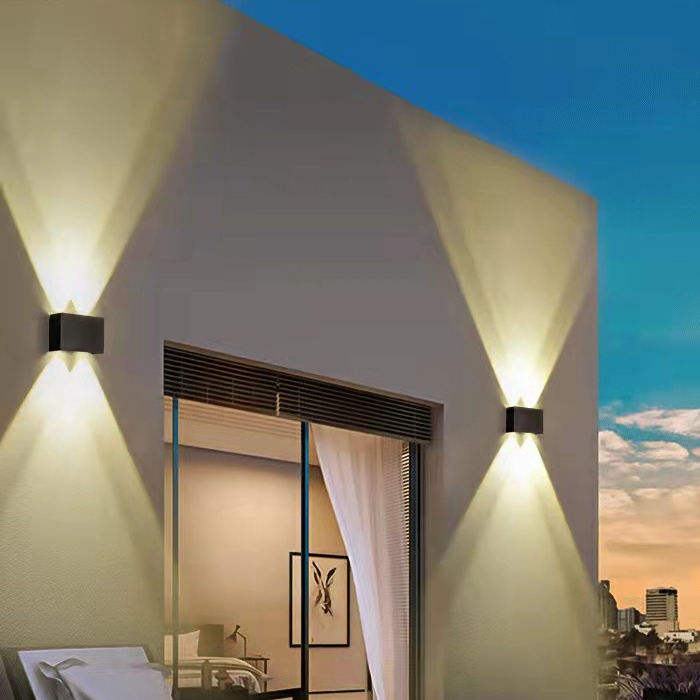 Led Wall Lamp Porch Outdoor Indoor Up Down Wall Light For Home Stair Bedroom Bedside Door Lamp Corridor Lighting Brand Light