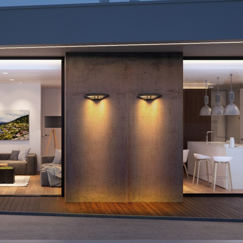 led outdoor wall light waterproof courtyard exterior wall light simple outdoor balcony terrace wall light moisture-proof