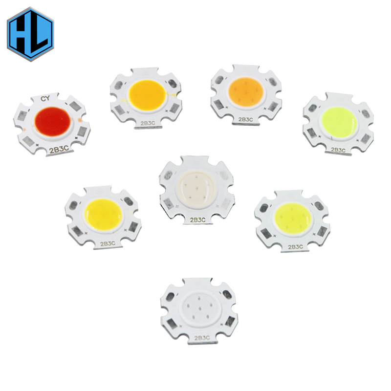 COB Plum Blossom warm white/cold white/red/green/blue/yellow/purple color light COB chip