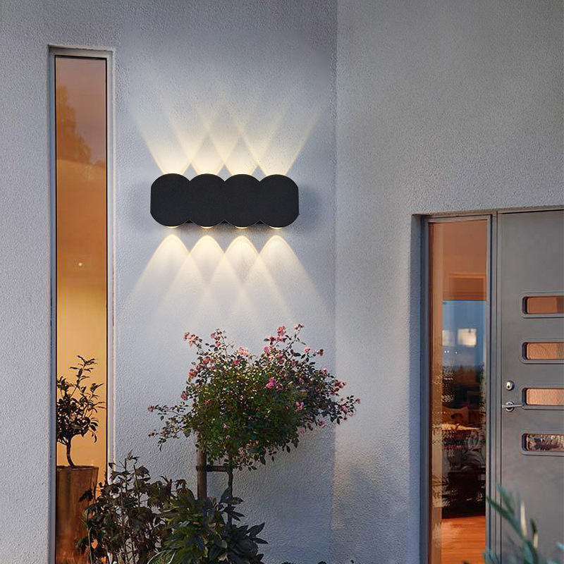 vOutdoor IP65 Modern Waterproof Wall Light Garden Balcony Decoration Outdoor Lighting Courtyard Street Luminaires