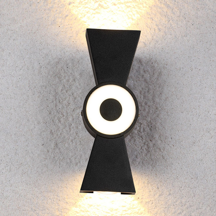 modern outdoor sconces black