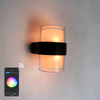 Tuya APP Smart light Acrylic waterproof wall light Round IP65 waterproof colorful fashionable decorative wall lamp