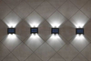4LED up and down solar wall light outdoor decoration garden courtyard home wall light waterproof solar light garden