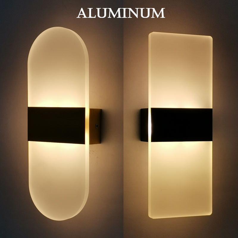 6W Acrylic Wall Lamp Indoor Wall Light Lamp acrylic Led Rgb With BOM/One-stop Service LED Wall Lamp Custom Laser Mark Custom Acrylic Lamp Goods