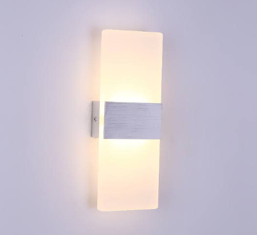 6W Acrylic Wall Lamp Indoor Wall Light Lamp acrylic Led Rgb With BOM/One-stop Service LED Wall Lamp Custom Laser Mark Custom Acrylic Lamp Goods
