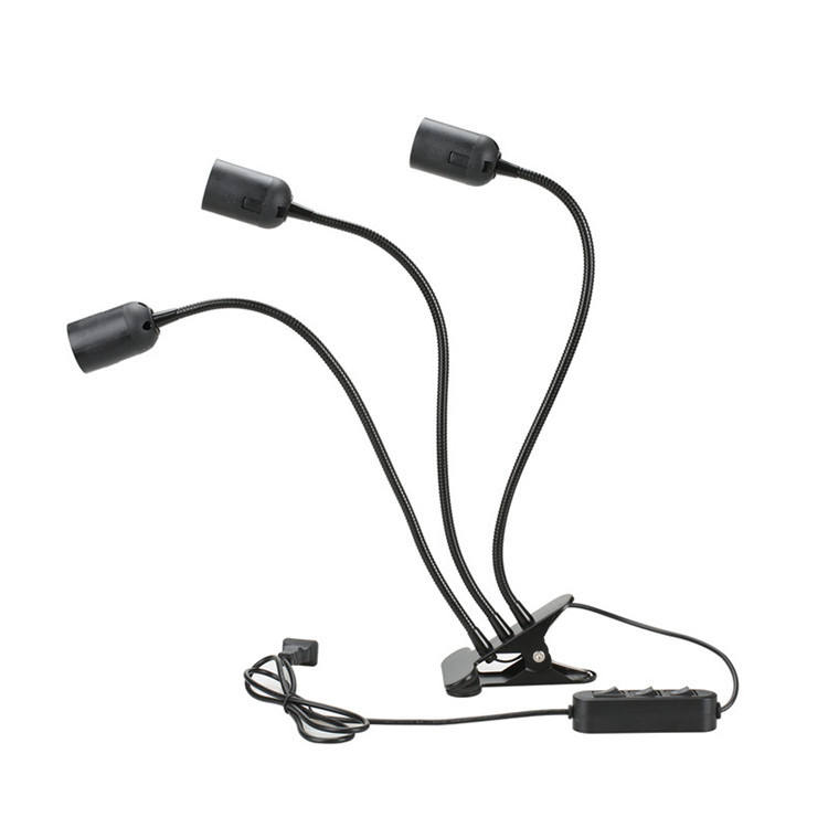 Cross-border LED Clip Lamp Bulb Single Head Double Head Three Head Clip Lamp Holder E27 Universal Lamp Holder With Clip