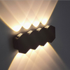 4W 6W 8W New Black Shell White Shell IP65 Waterproof Outdoor LED Wall Sconce Up And Down Lights Wall Mounted Light