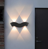 Nordic Waterproof 4W wall lamp simple led living room Background Wall Lamp hotel hall corridor lighting Up and Down light