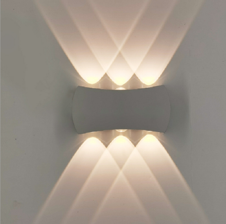 6W Modern Minimalist Outdoor Indoor Hotel Aisle Corridor Door Courtyard Staircase Porch LED Waterproof Moon Wall Lamp