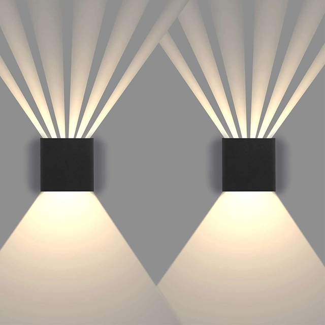 6W LED Wall Light Garden Wall Lamp IP65 Outdoor Waterproof Lamp Fixture House Decoration Lighting Corridor Aisle Light