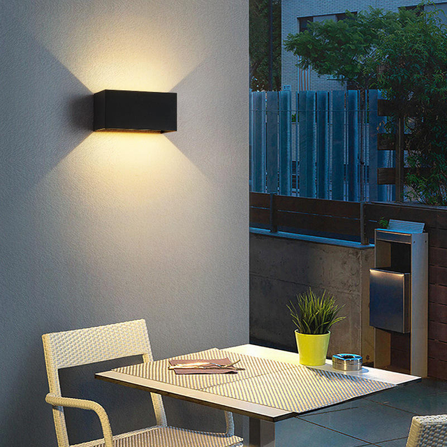 wholesale outdoor waterproof ip65 decorative surface mounted square indoor outdoor wall lamp
