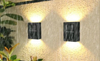 Solar Wall Washer Outdoor Waterproof Up and Down Lighting Lamp Villa Decorative Garden Wall Lamp