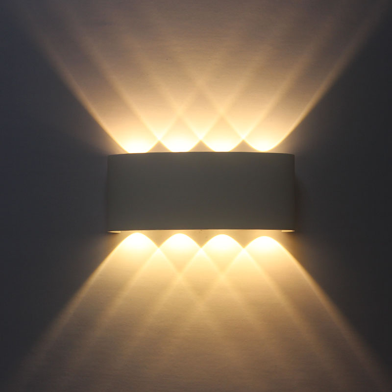 Modern 360 degree wall light LED wall lamp Up and Down Outdoor and Indoor lighting