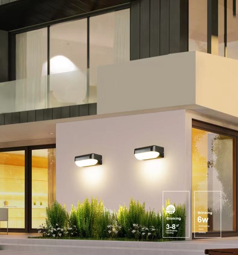 12W LED outdoor wall lamp Waterproof led wall light simple aisle stairs courtyard light balcony wall light super bright