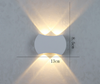 4W Modern Minimalist Outdoor Indoor Hotel Aisle Corridor Door Courtyard Staircase Porch LED Waterproof Moon Wall Lamp