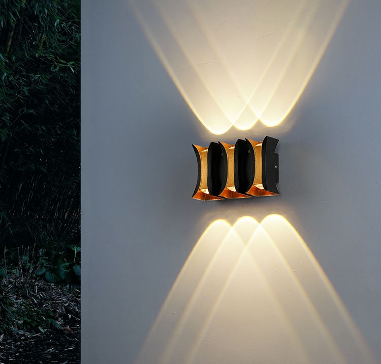 New Waterproof LED Wall Lamp Outdoor Indoor Balcony Aluminum Porch Garden Sconce Villa Wall Light Luminaire