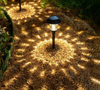 Solar lawn lamp glass light garden landscape decoration inserted path lamp monocrystalline polysilicon 1000MA battery