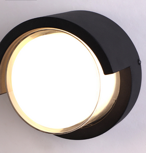 New Acrylic Waterproof Wall Lamp Round Warm Light Cold Light RGB with Controller Decoration Modern Wall Light
