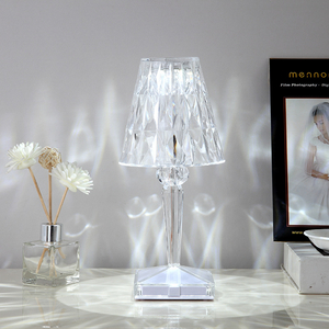 Spanish Rose Crystal Table Lamp Bedroom USB Charging Desk Lamp Bedside Romantic Night Light Petal Atmosphere Tableware Indoor Multicolor