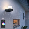 2023 Tuya APP Controle LED Intelligent Wall Lamp IP65 Waterproof Colorful Fashionable Decorative Wall Lamp