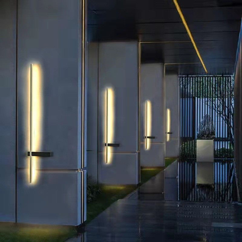 Outdoor Waterproof Garden Stair Aisle Exterior Wall Hall Entrance Lamp Villa Club Door Wall Lamp Bar Lights Indoor Lighting