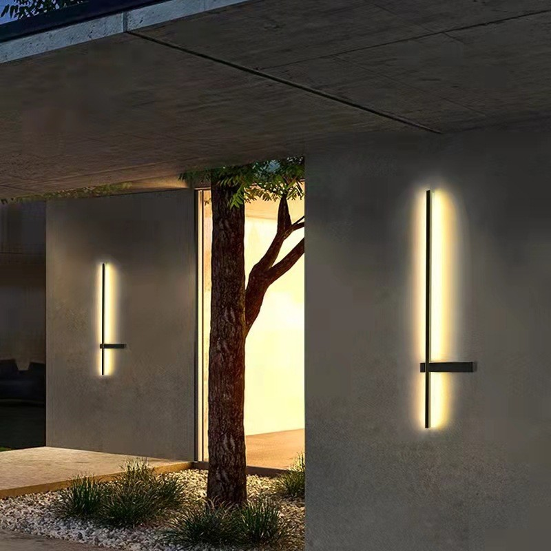 Outdoor Waterproof Garden Stair Aisle Exterior Wall Hall Entrance Lamp Villa Club Door Wall Lamp Bar Lights Indoor Lighting