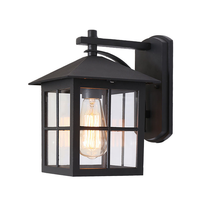 Popular Europe Square Pillar Lamp Outdoor Retro Waterproof Column Light Garden Balcony Villa Community Corridor Chapitar Lamps